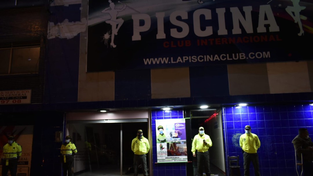 Sellado el Club La Piscina en el centro de Bogotá por tráfico de drogas
