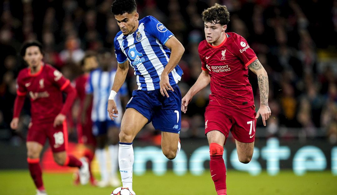 Luis Díaz fue uno de los jugadores más destacados en la visita del Porto al Liverpool. Luis Díaz fue uno de los jugadores más destacados en la visita del Porto al Liverpool.