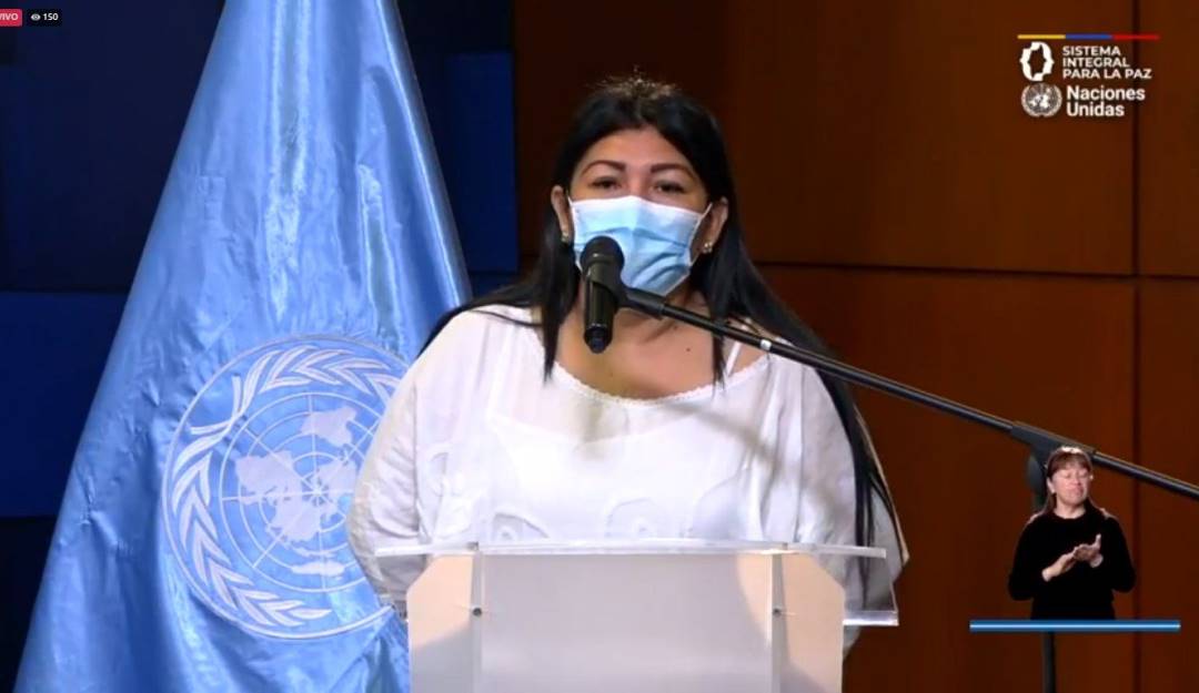 Débora Barrios, indígena víctima de la masacre de Bahía Portete / JEP Débora Barrios, indígena víctima de la masacre de Bahía Portete / JEP
