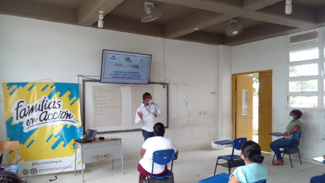 Familias en Acción realiza apoyo psicosocial a siete colegios de Cartagena
