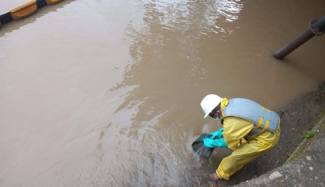 Emtibú suspende bombeo de agua por contaminación del río Tibú Emtibú suspende bombeo de agua por contaminación del río Tibú