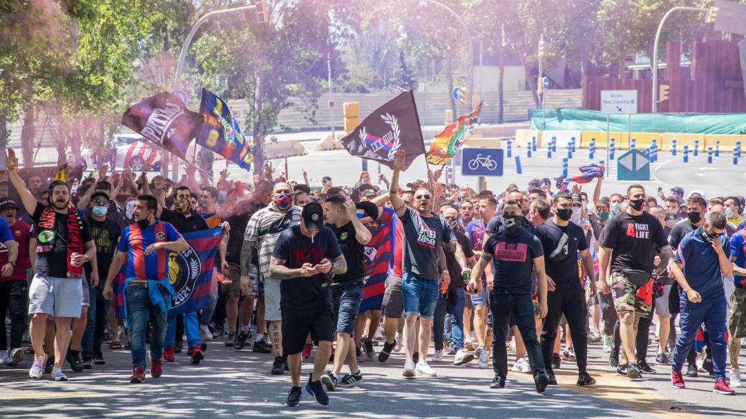 'Boixos Nois', la barrabrava del Barça que fue desarticulada