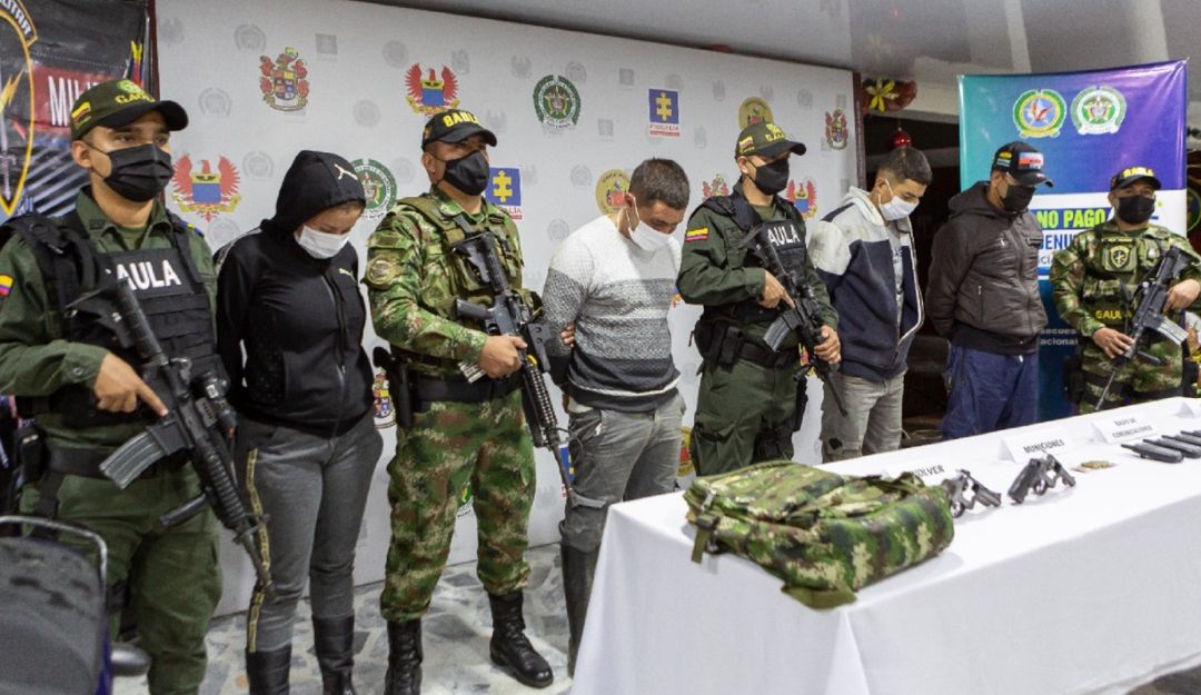 Desarticulada banda de extorsionistas en el Huila. Desarticulada banda de extorsionistas en el Huila.