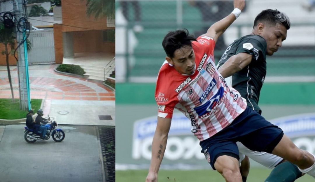 Futbolista de Junior atracado en Barranquilla. Futbolista de Junior atracado en Barranquilla.