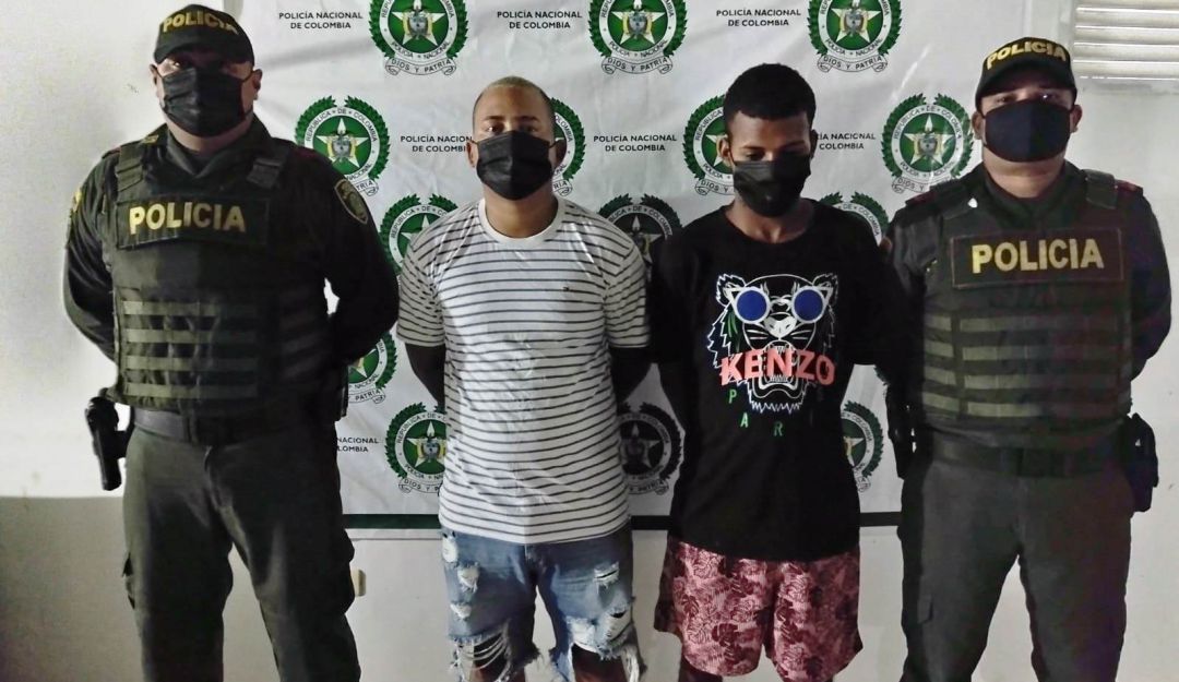 Los hechos ocurrieron en el municipio de Mahates y la Policía los atrapó en medio de una persecución Los hechos ocurrieron en el municipio de Mahates y la Policía los atrapó en medio de una persecución