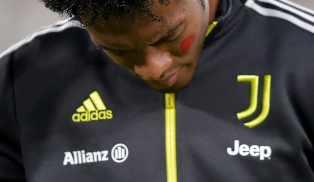 Juan Guillermo Cuadrado, jugador de la Juventus, con su rostro pintado. Juan Guillermo Cuadrado, jugador de la Juventus, con su rostro pintado.