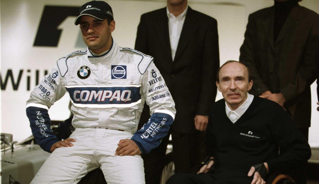 Juan Pablo Montoya y Sir Frank Williams Juan Pablo Montoya y Sir Frank Williams