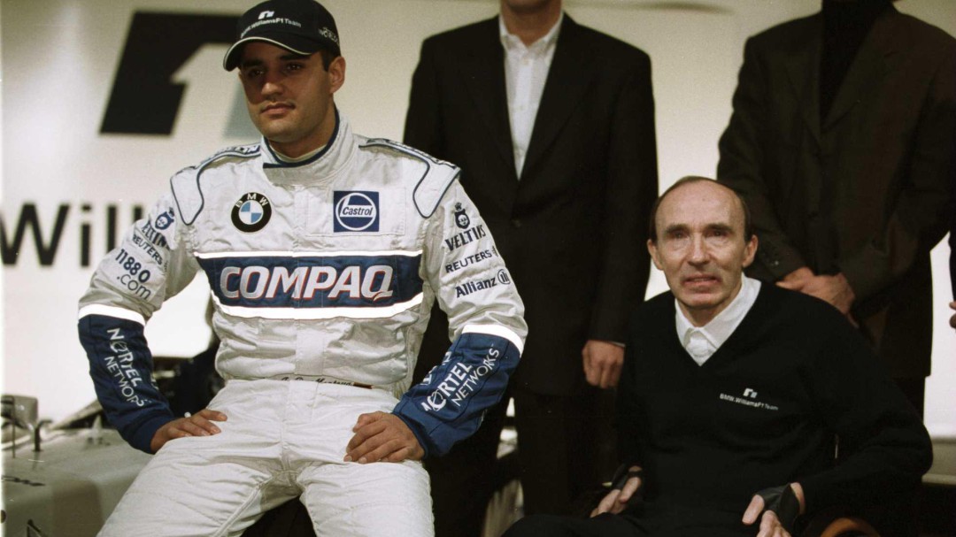 Juan Pablo Montoya despide a Frank Williams con emotivo mensaje