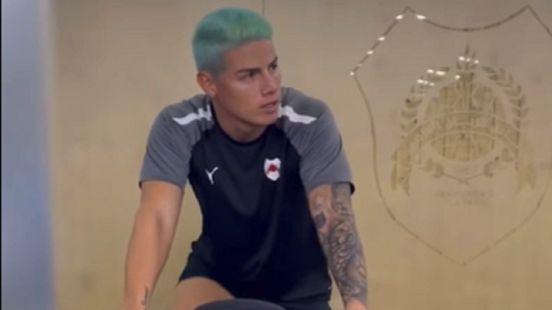 James Rodríguez reaparece en los entrenamientos con el Al-Rayyan
