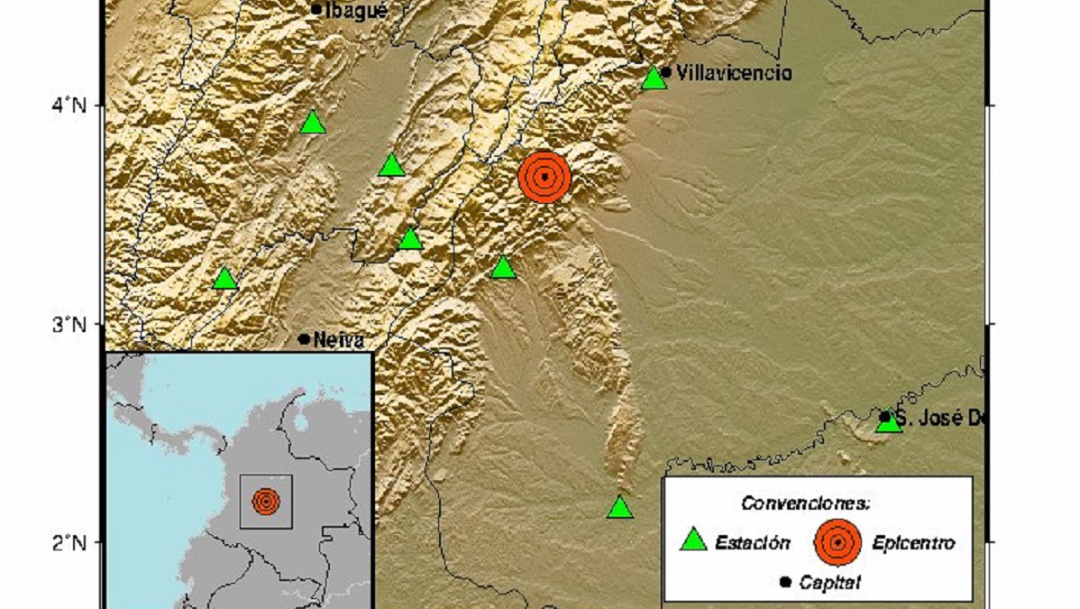 Temblor de 4,4 despertó a Colombia este lunes 29 de noviembre