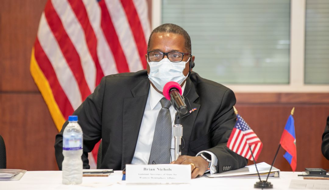 Brian Nichols, el Subsecretario de Estado para Asuntos del Hemisferio Occidental. Brian Nichols, el Subsecretario de Estado para Asuntos del Hemisferio Occidental.