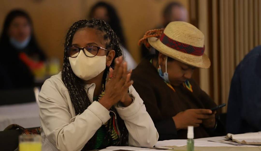 Grupos étnicos advierten sobre la nula implementación del Acuerdo de Paz. Foto: Darwin Torres Grupos étnicos advierten sobre la nula implementación del Acuerdo de Paz. Foto: Darwin Torres