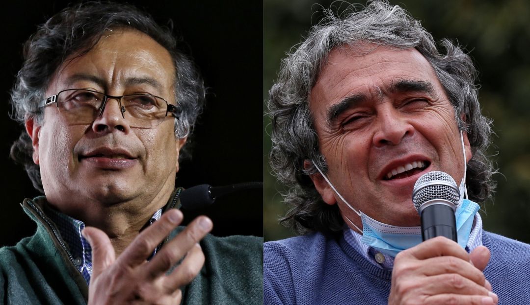 Gustavo Petro y Sergio Fajardo Gustavo Petro y Sergio Fajardo