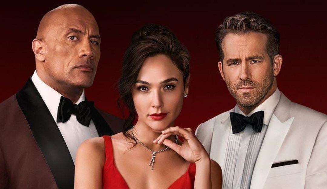 'La Roca', Gal Gadot y Ryan Reynolds 'La Roca', Gal Gadot y Ryan Reynolds