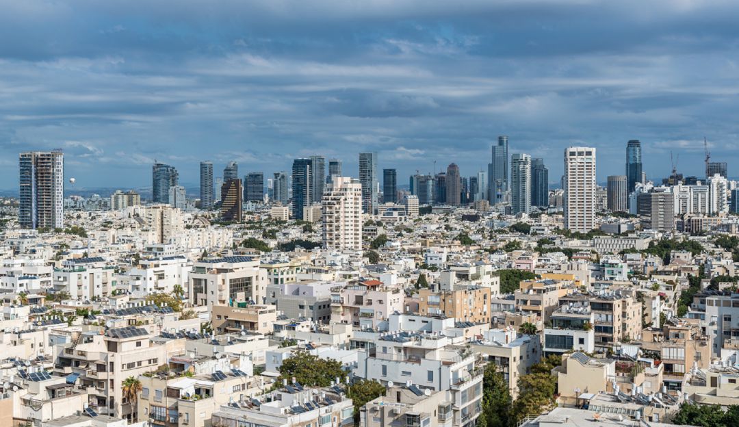 Vista panorámica de Tel Aviv, Israel Vista panorámica de Tel Aviv, Israel