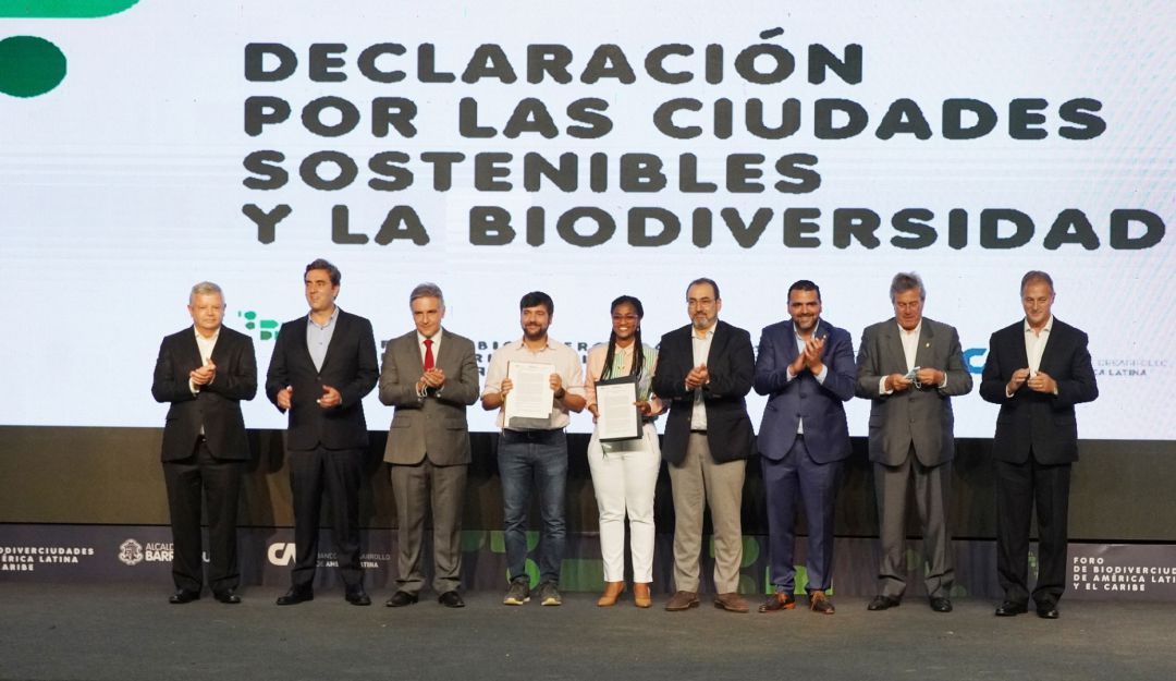 Alcaldes de Latinoamérica en medio del Foro de Biodiverciudades. Alcaldes de Latinoamérica en medio del Foro de Biodiverciudades.
