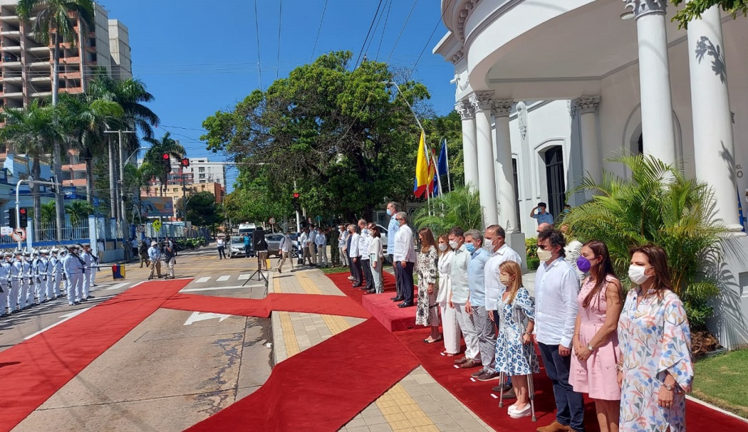 Honores al Rey Felipe VI en Barranquilla Honores al Rey Felipe VI en Barranquilla
