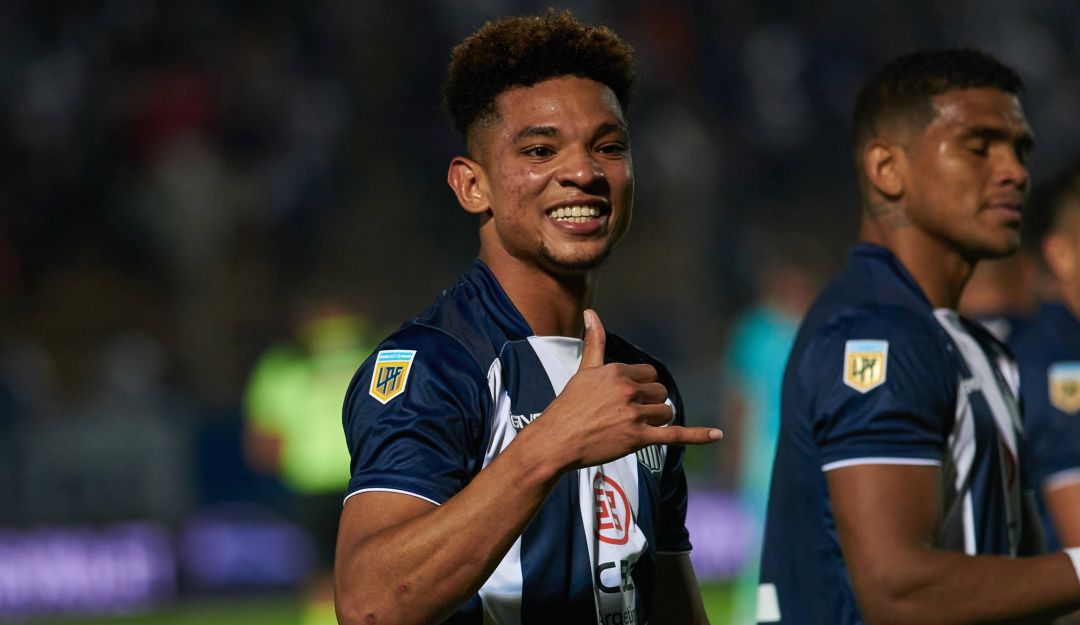 Diego Valoyes festeja su anotación en la semifinal de la Copa Argentina. Diego Valoyes festeja su anotación en la semifinal de la Copa Argentina.