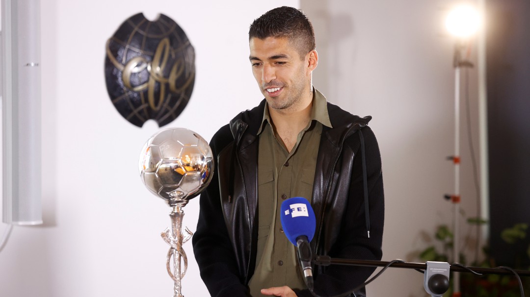 Luis Suárez, elegido el mejor jugador iberoamericano de LaLiga 20-21