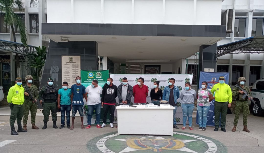 Capturan 10 presuntos integrantes del Clan del Golfo en Sucre Capturan 10 presuntos integrantes del Clan del Golfo en Sucre