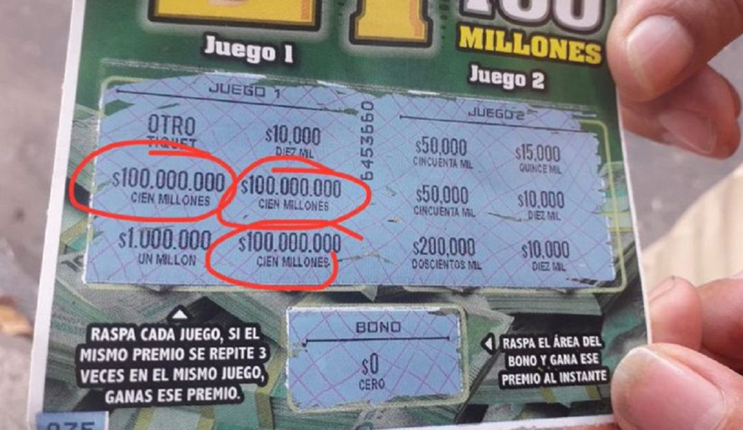 Boleto ganador Boleto ganador