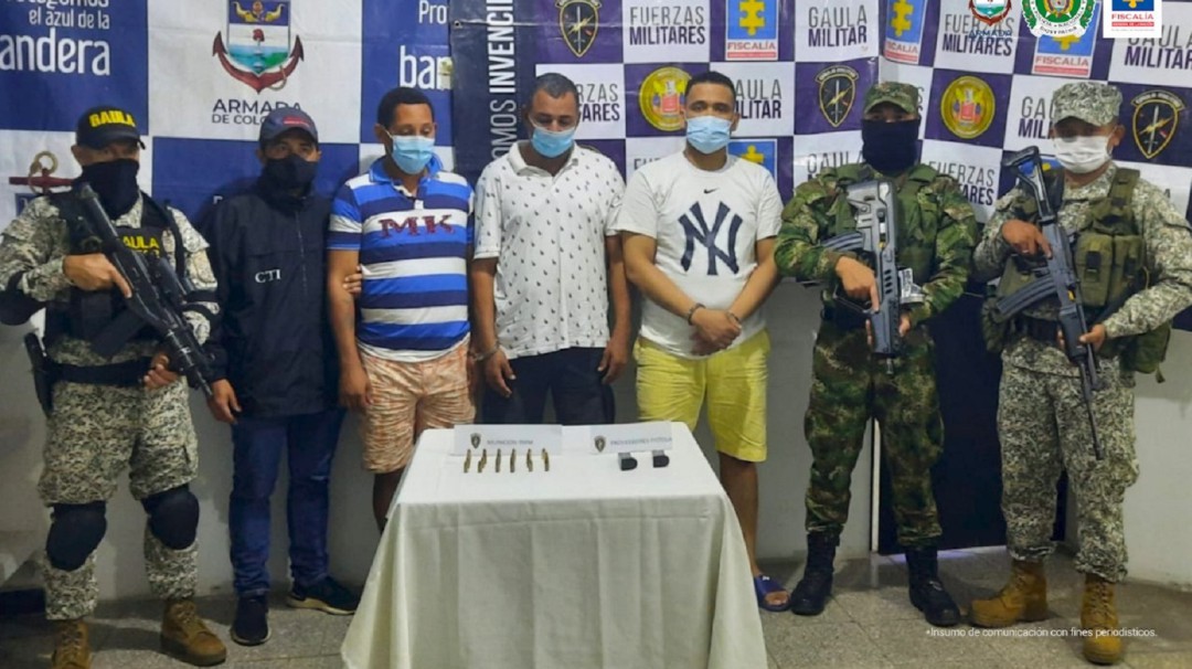 Cayeron tres presuntos integrantes de una subestructura del ELN en Bolívar