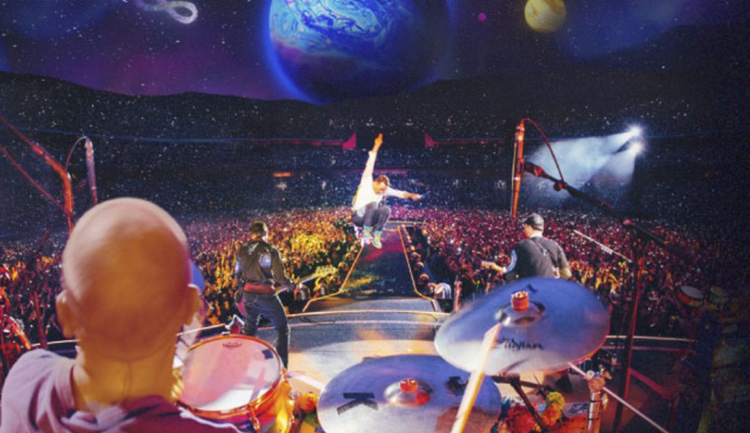 Foto promocional del concierto de Coldplay Foto promocional del concierto de Coldplay
