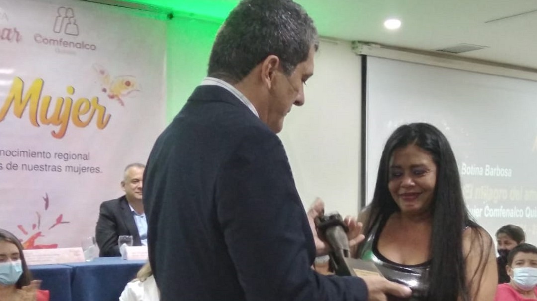 Luz Aneth Botina es la mujer Comfenalco Quindío 2021-2022