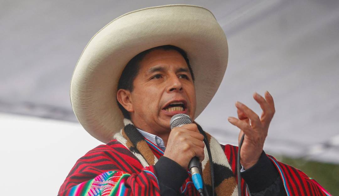 El presidente peruano, Pedro Castillo. Foto: Getty El presidente peruano, Pedro Castillo. Foto: Getty