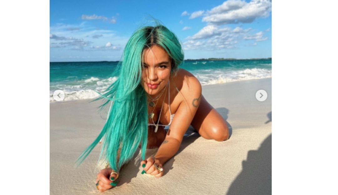 Karol G, artista colombiana. Karol G, artista colombiana.