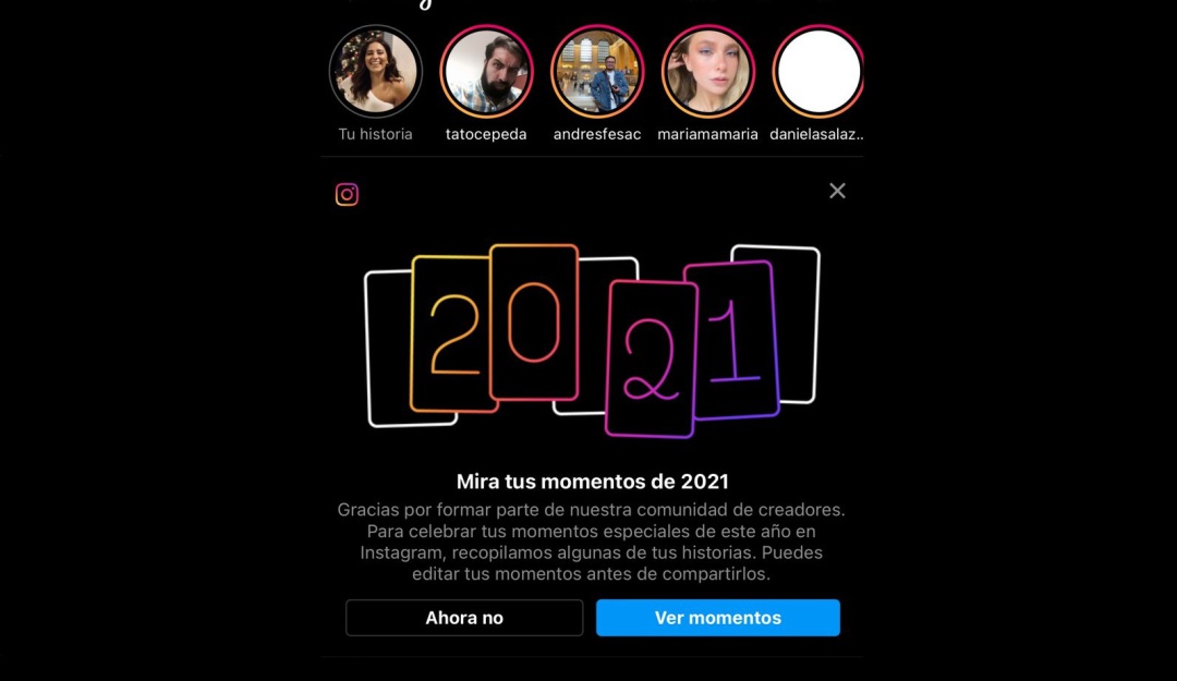 Resumen del año en Instagram Resumen del año en Instagram