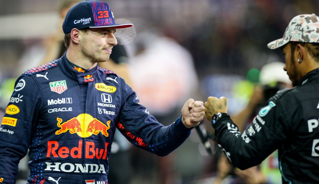 Max Verstappen y Lewis Hamilton Max Verstappen y Lewis Hamilton