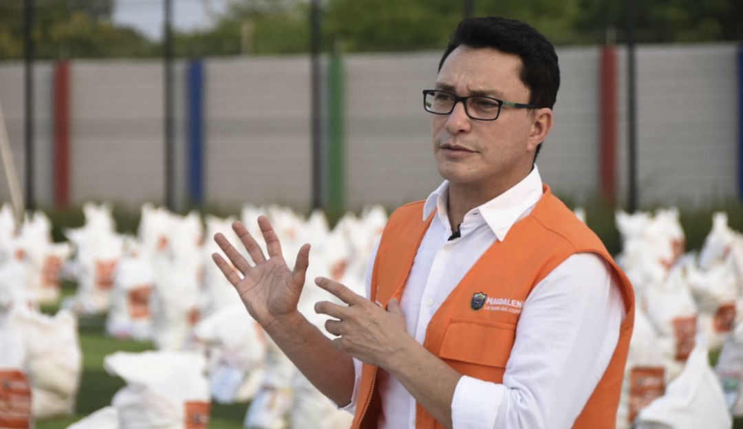 Gobernador del Magdalena, Carlos Caicedo. Gobernador del Magdalena, Carlos Caicedo.