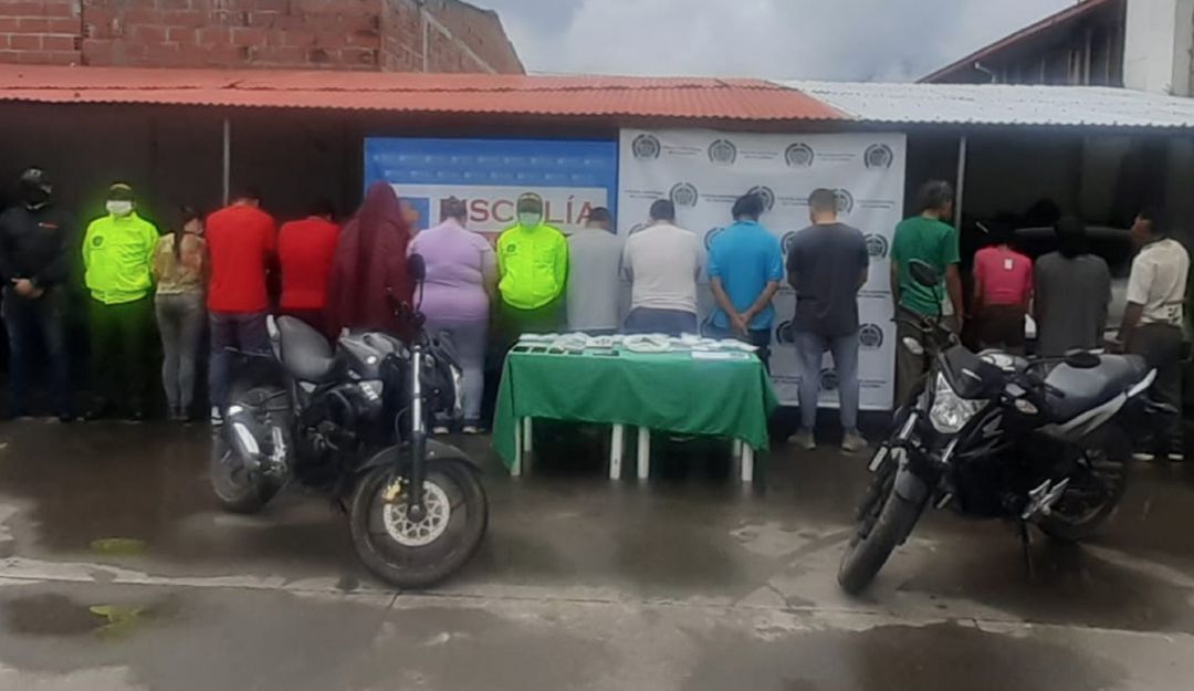 Integrantes del grupo delincuencial conocido como Changonazo II Integrantes del grupo delincuencial conocido como Changonazo II