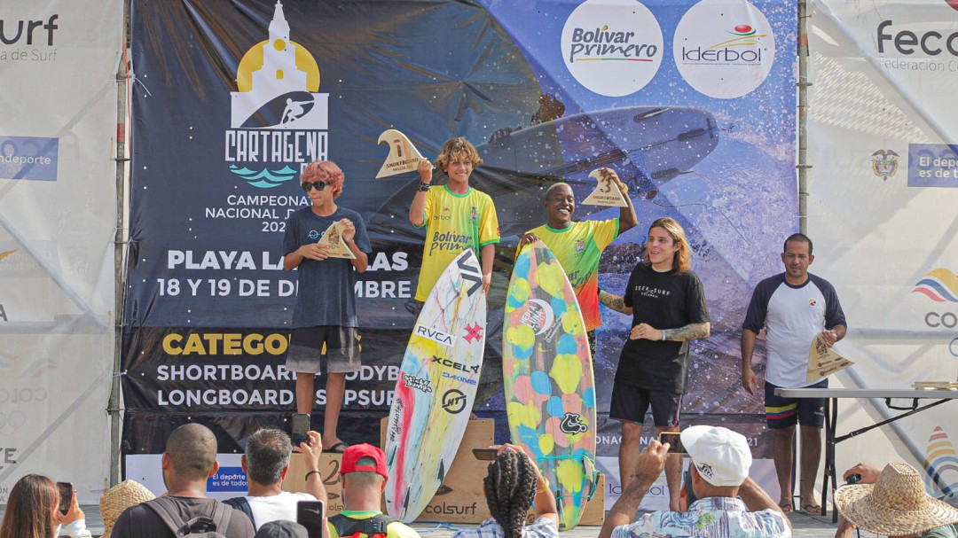 Bolívar campeón del Nacional Mayores de Surf realizado en Cartagena