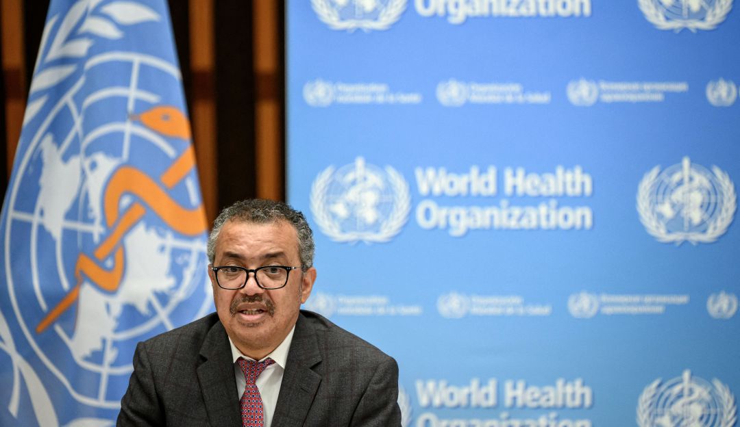 El director de la OMS, Tedros Adhanom El director de la OMS, Tedros Adhanom