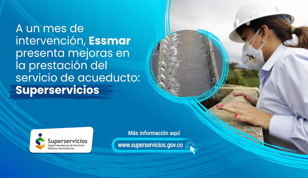 Intervención de la Essmar: Superservicios aprueba $12.500 millones para atender déficit de la Essmar Intervención de la Essmar: Superservicios aprueba $12.500 millones para atender déficit de la Essmar