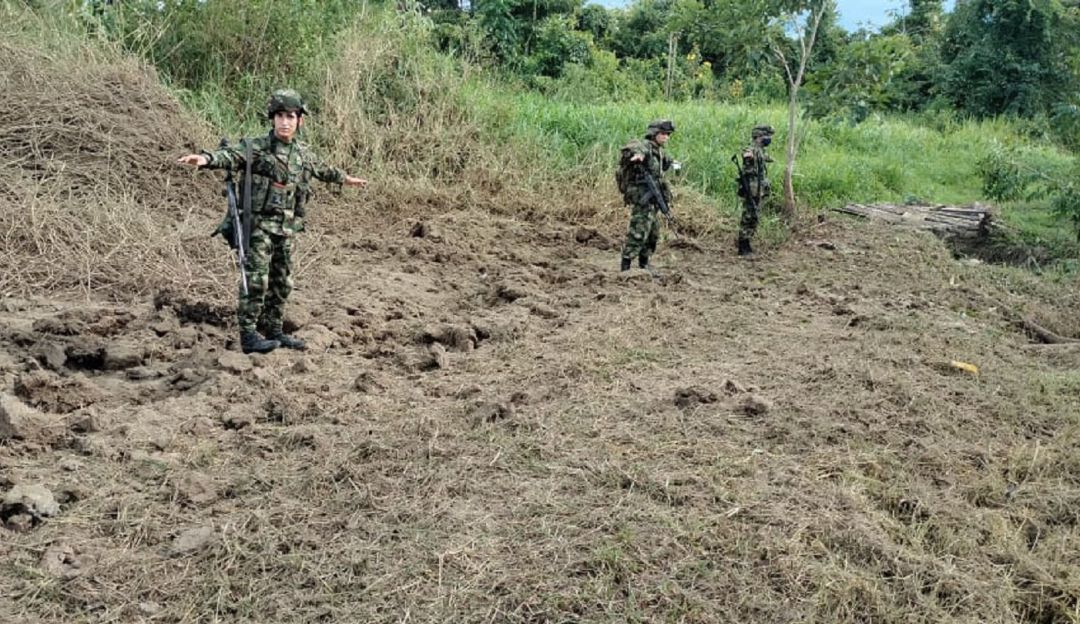 Los explosivos fueron destruidos de manera controlada. Los explosivos fueron destruidos de manera controlada.