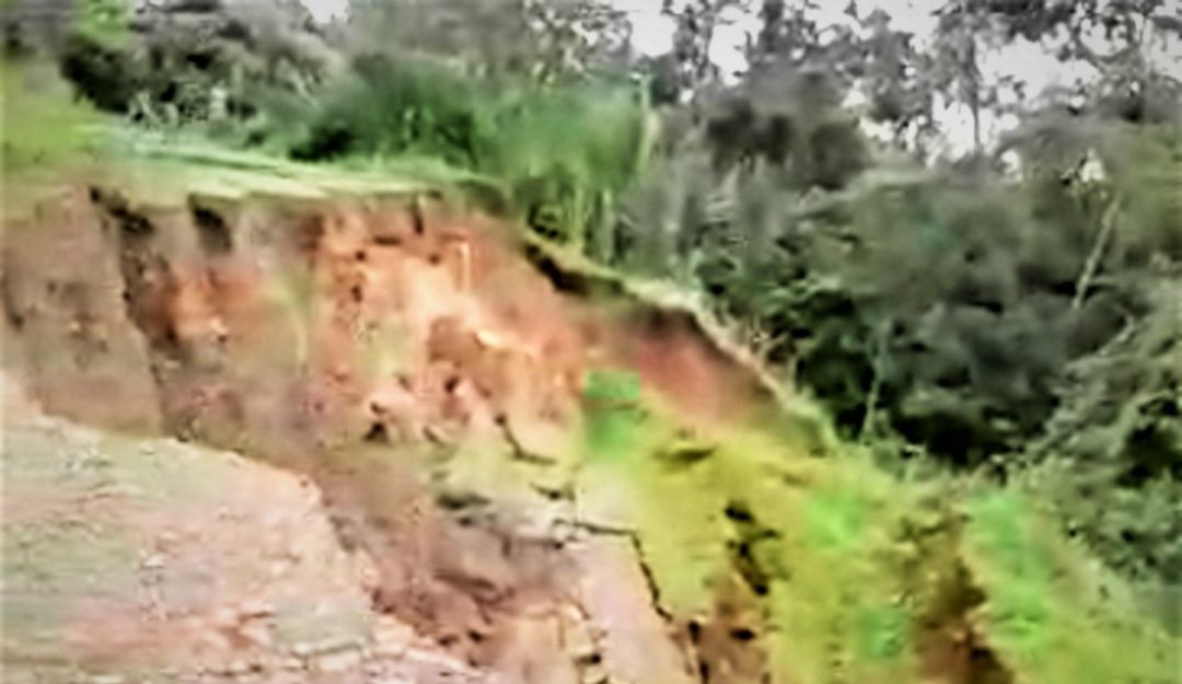 Derrumbe en Santander de Quilichao Derrumbe en Santander de Quilichao