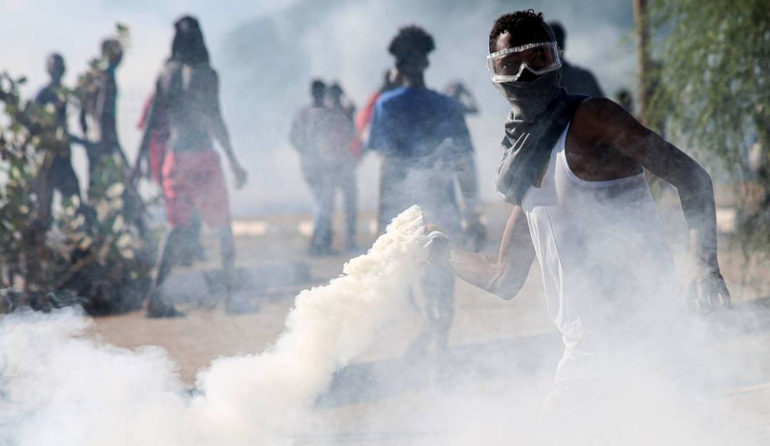 Protestas en Sudán. Foto: Getty Protestas en Sudán. Foto: Getty