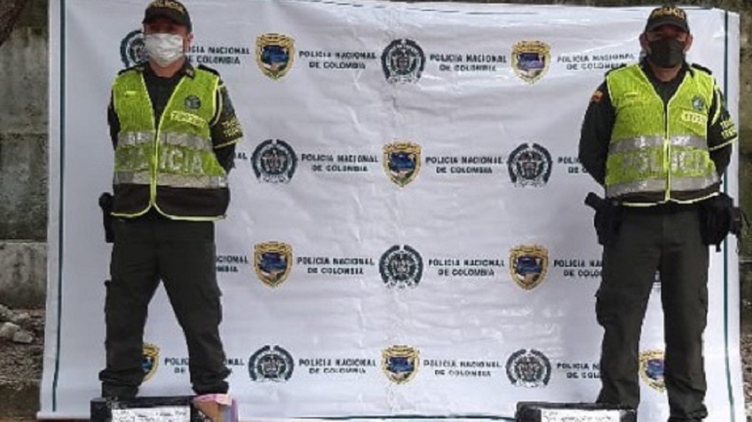 Incautaron nueve kilos de droga en las vías del departamento de Caldas