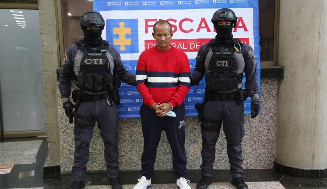 Alias 'Cachano' sería el supuesto 'Rey de los sumergibles de la coca' FOTO FISCALÍA Alias 'Cachano' sería el supuesto 'Rey de los sumergibles de la coca' FOTO FISCALÍA