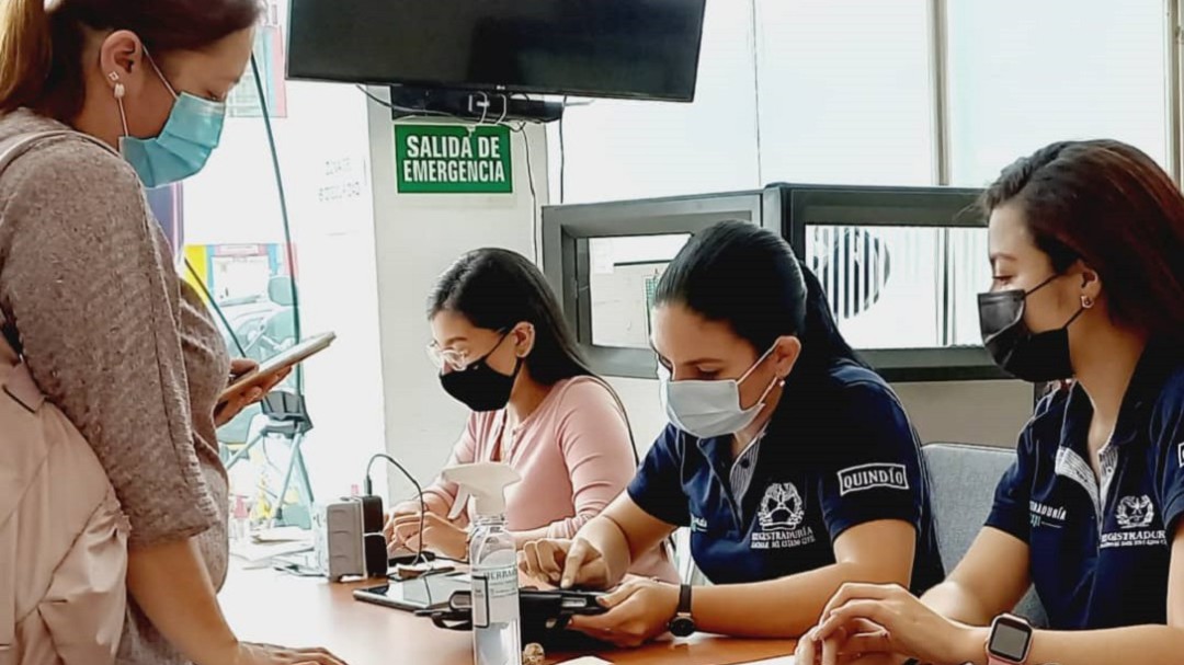 14.933 Personas han inscrito su cédula en la registraduría en el Quindío