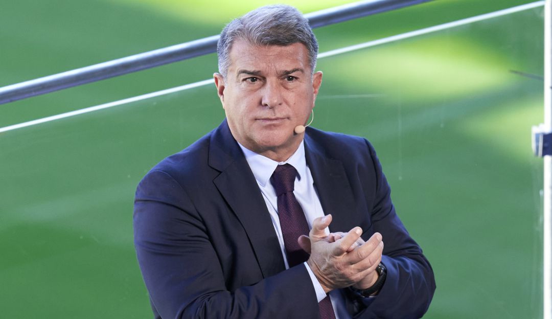 Joan Laporta, presidente del Barcelona. Joan Laporta, presidente del Barcelona.