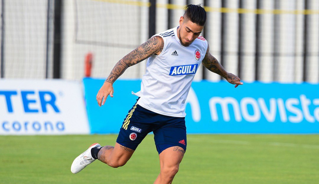 Cristian Arango durante sus entrenamientos con la Selección Colombia. Cristian Arango durante sus entrenamientos con la Selección Colombia.