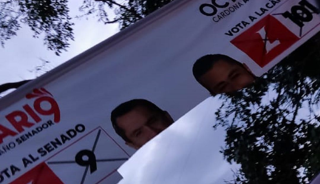 Valla afectada Valla afectada