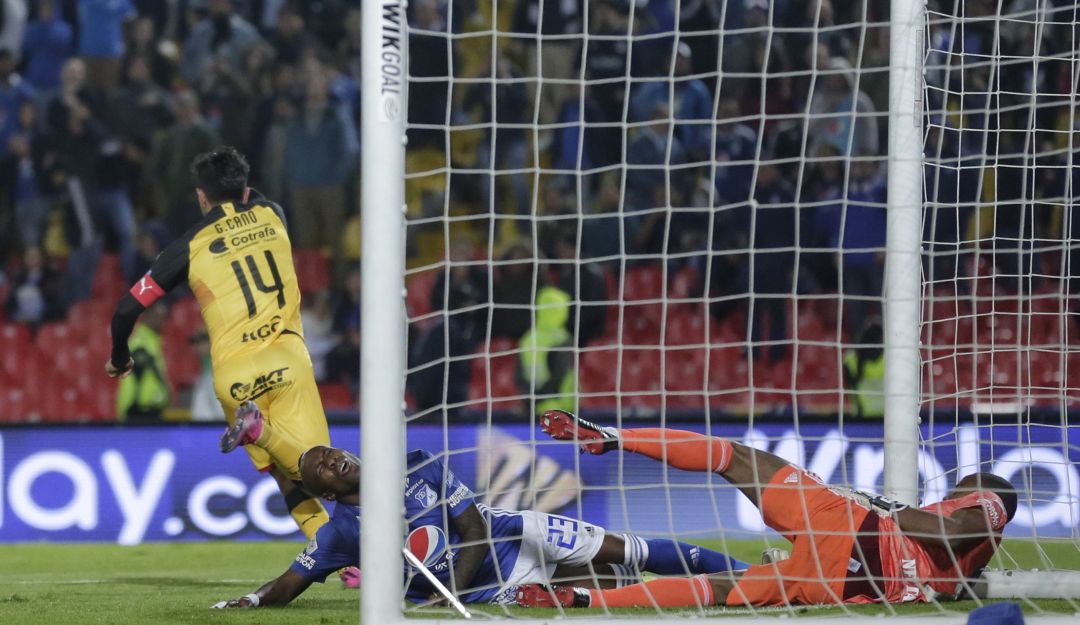 Germán Ezequiel Cano le marca a Millonarios en la Liga 2019 Germán Ezequiel Cano le marca a Millonarios en la Liga 2019