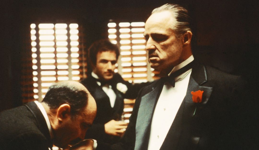 Salvatore Corsitto James Caan y Marlon Brando en 'El Padrino' de 1972 Salvatore Corsitto James Caan y Marlon Brando en 'El Padrino' de 1972
