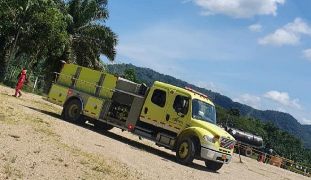 Roban camión contra incendios de Ecopetrol en el municipio de Tibú Roban camión contra incendios de Ecopetrol en el municipio de Tibú