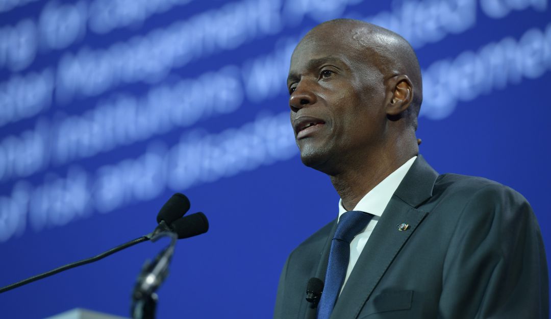 El presidente Jovenel Moise en su participación en el foro Concordia El presidente Jovenel Moise en su participación en el foro Concordia